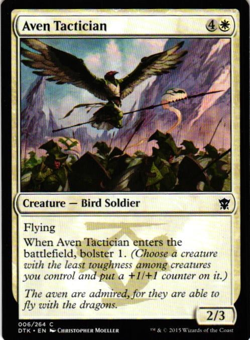 Aven Tactician Common 006/264 Dragons of Tarkir (DTK) Magic the Gathering