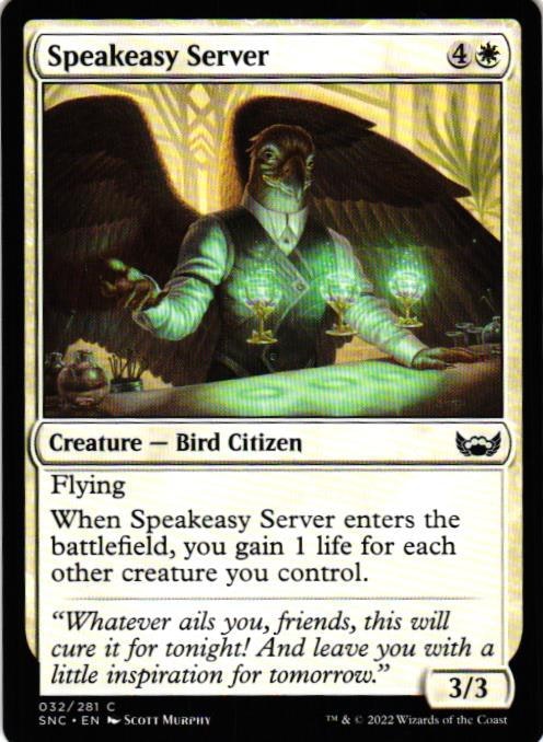 Speakeasy Server Common 032/281 Streets of New Capenna (SNC) Magic the Gathering