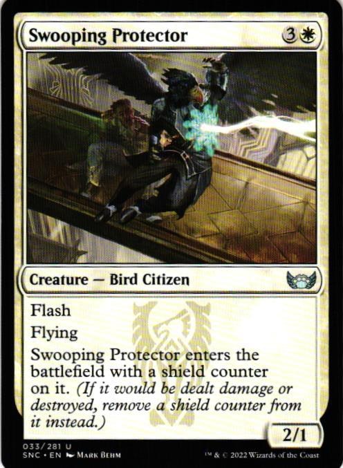 Swooping Protector Uncommon 033/281 Streets of New Capenna (SNC) Magic the Gathering