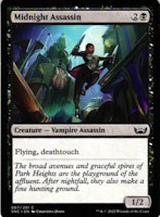 Midnight Assassin Common 087/281 Streets of New Capenna (SNC) Magic the Gathering