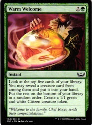 Warm Welcome Common 164/281 Streets of New Capenna (SNC) Magic the Gathering