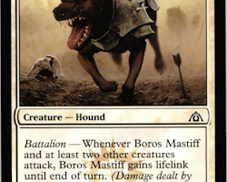 Boros Mastiff Common 1/156 Dragons Maze (DGM) Magic the Gathering