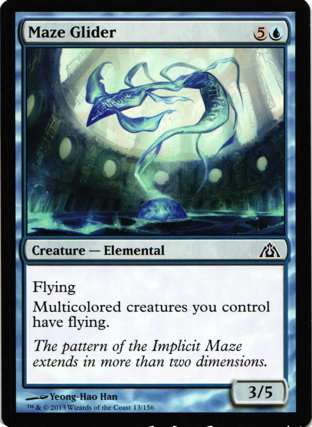 Maze Glider Common 13/156 Dragons Maze (DGM) Magic the Gathering