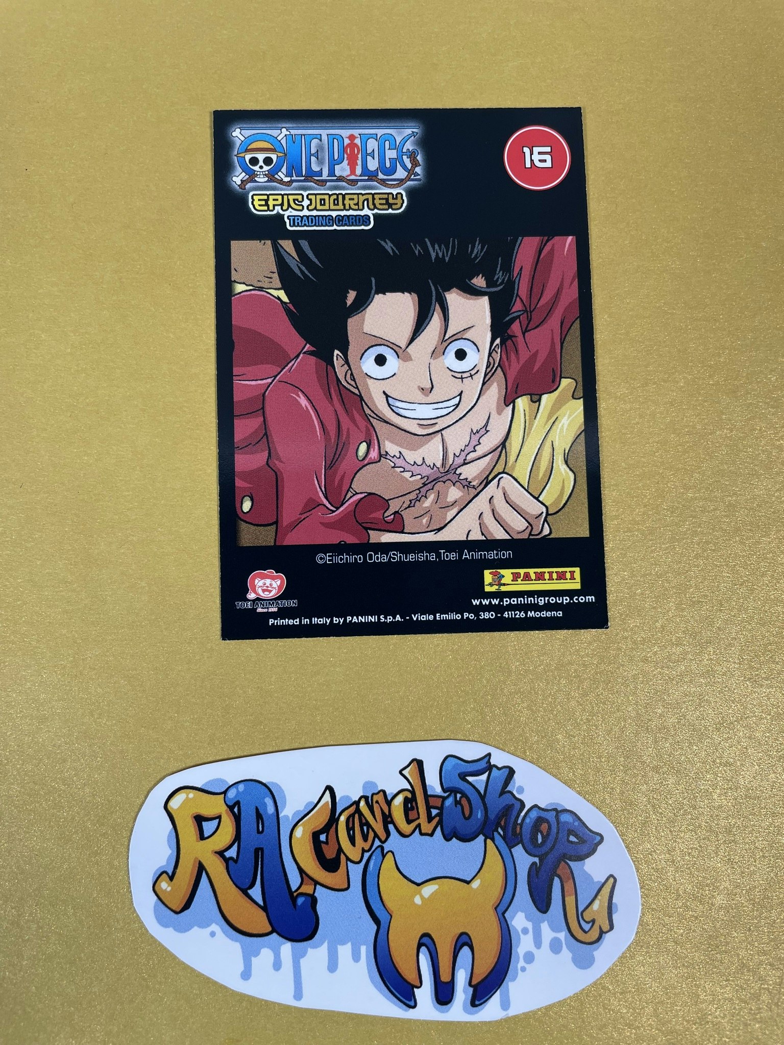 Luffy Epic Journey 16 Trading Cards Panini One Piece