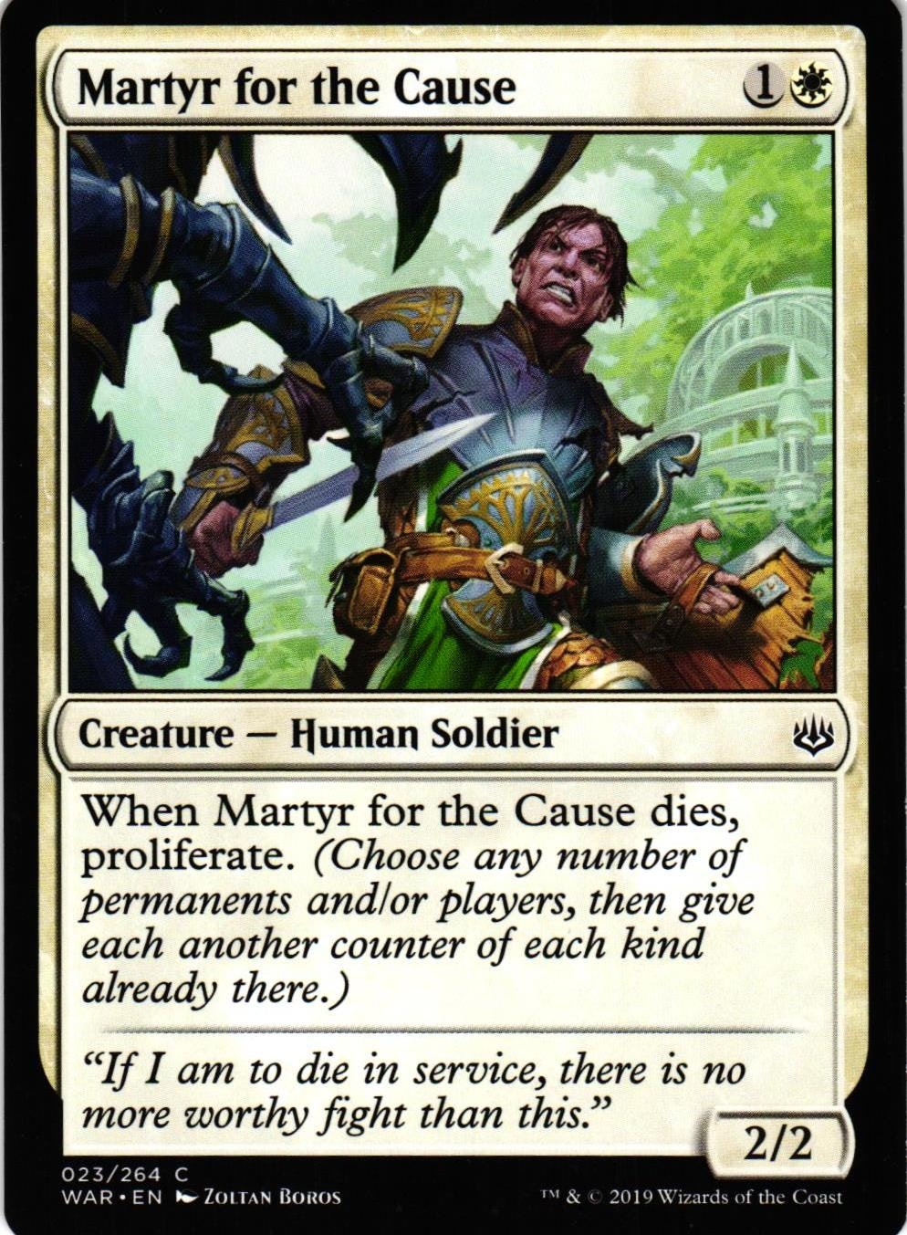 Martyr of the Cause Common 023/264 War of the Spark (WAR) Magic the Gathering