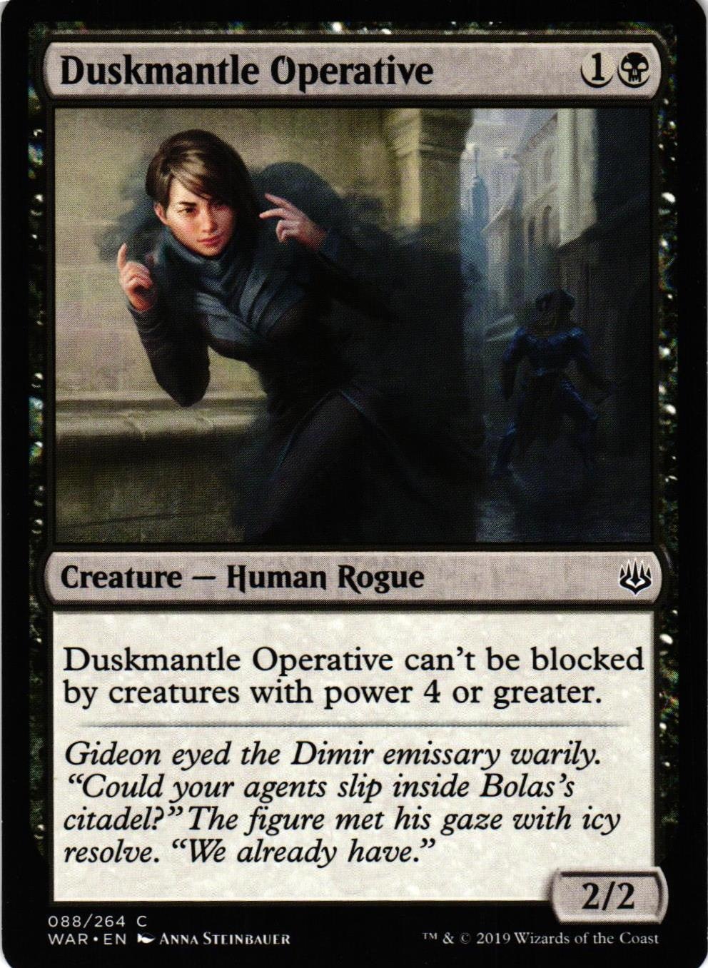 Duskmantle Operative Common 088/264 War of the Spark (WAR) Magic the Gathering