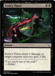 Sorins Thirst Common 104/264 War of the Spark (WAR) Magic the Gathering