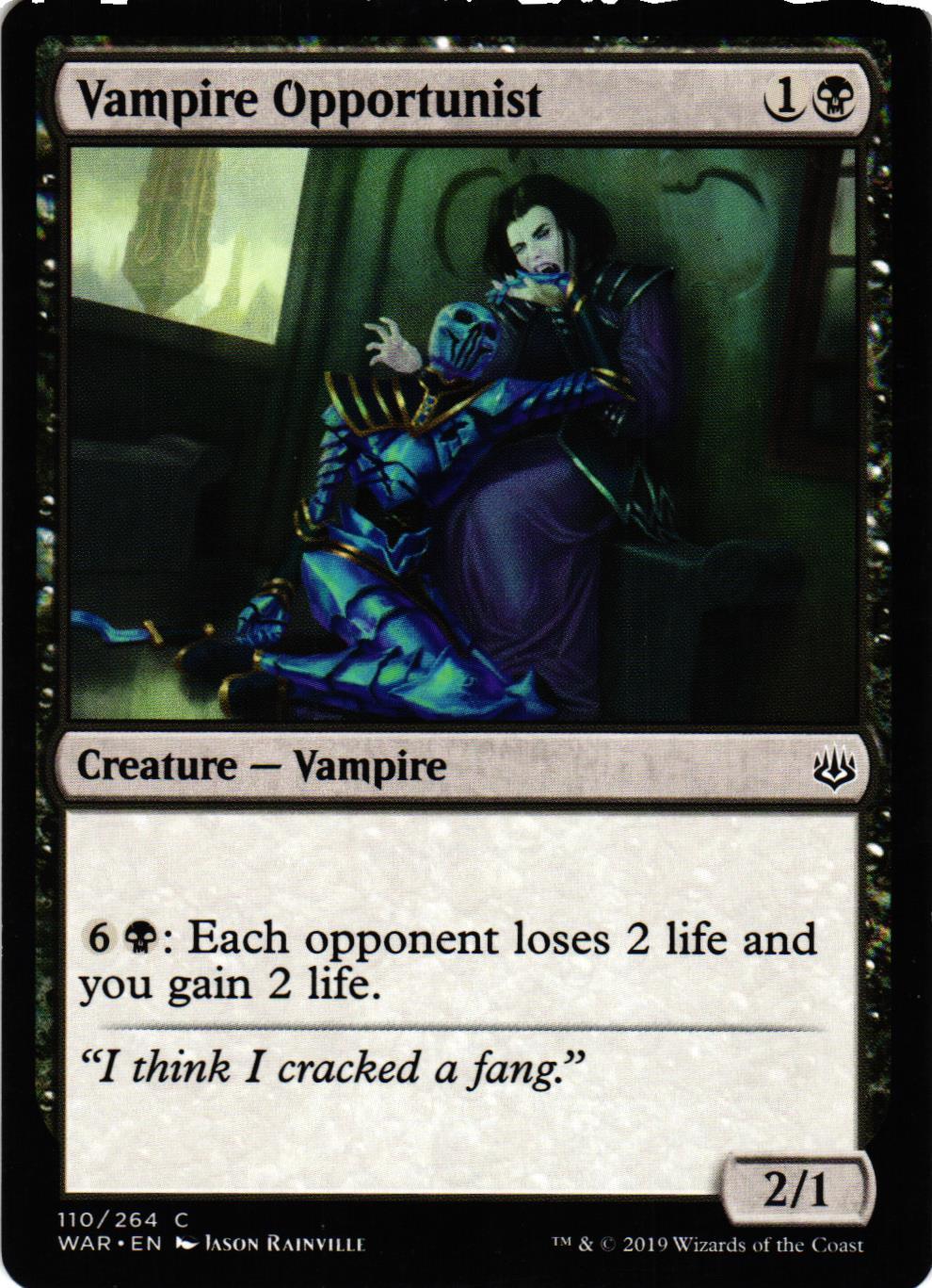 Vampire Opportunist Common 110/264 War of the Spark (WAR) Magic the Gathering