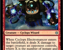 Cyclops Electromancer Uncommon 122/264 War of the Spark (WAR) Magic the Gathering