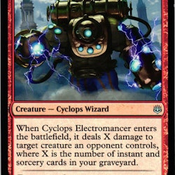 Cyclops Electromancer Uncommon 122/264 War of the Spark (WAR) Magic the Gathering