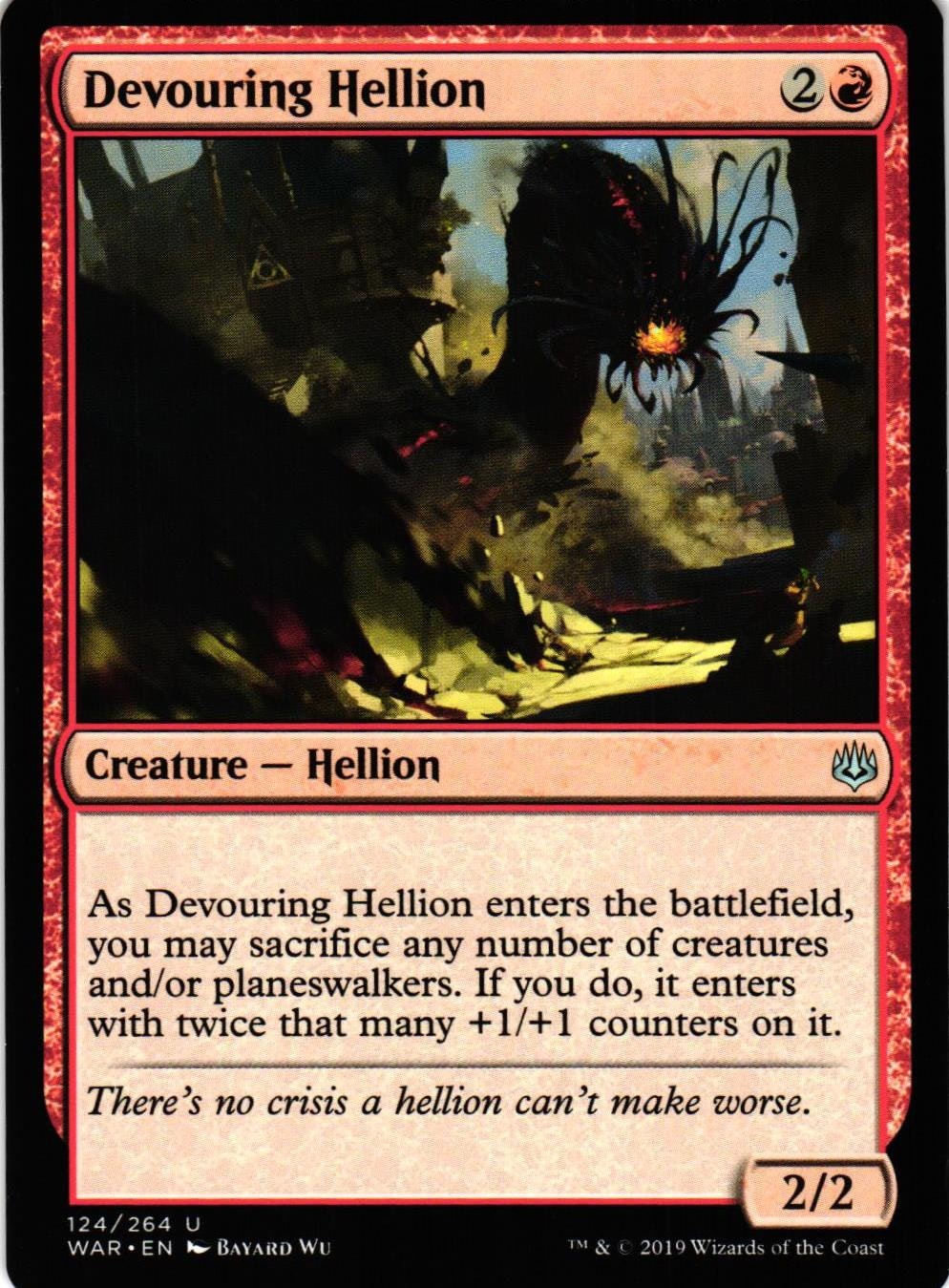 Devouring Hellion Uncommon 124/264 War of the Spark (WAR) Magic the Gathering