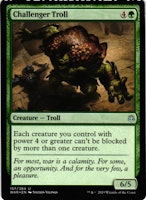 Challenger Troll Uncommon 157/264 War of the Spark (WAR) Magic the Gathering