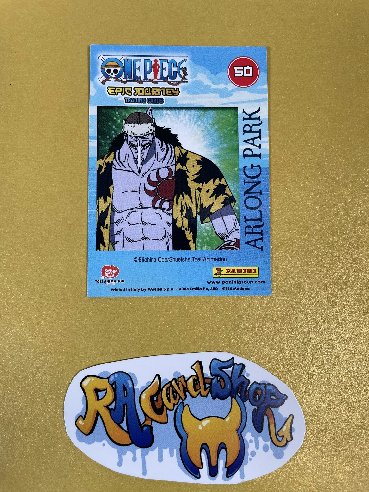 Arlong Park Epic Journey 50 Trading Cards Panini One Piece
