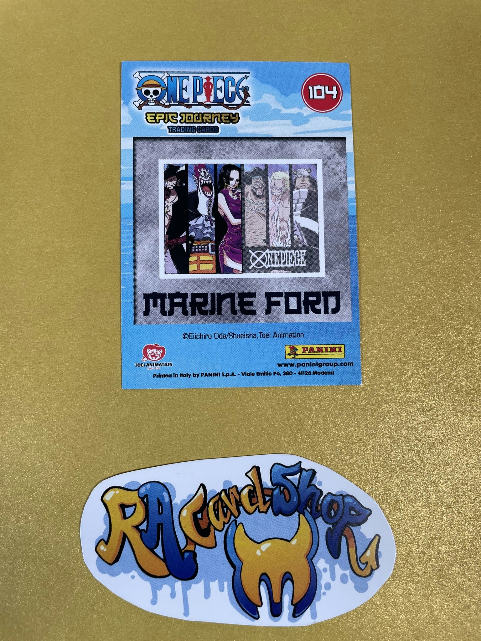 Marine Ford Epic Journey 104 Trading Cards Panini One Piece