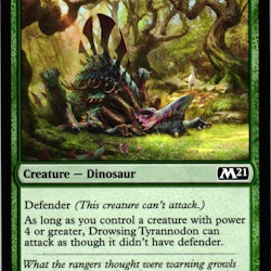 Drowsing Tyrannodon Common 178/274 Magic 2021 (M21) Magic the Gathering