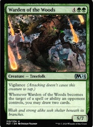 Warden of the Woods Uncommon 213/274 Magic 2021 (M21) Magic the Gathering