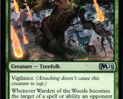 Warden of the Woods Uncommon 213/274 Magic 2021 (M21) Magic the Gathering