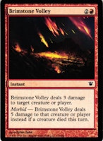 Brimstone Volley Common 132/264 Innistrad Magic the Gathering