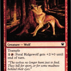 Feral Ridgewolf Common 142/264 Innistrad Magic the Gathering