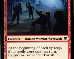 Tormented Pariah / Rampaging Werewolf Common 165a/165b/264 Innistrad Magic the Gathering