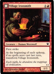 Village Ironsmith / Ironfang Common 168a/168b/264 Innistrad Magic the Gathering
