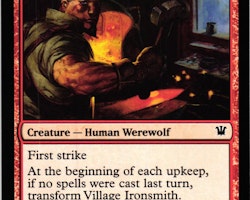 Village Ironsmith / Ironfang Common 168a/168b/264 Innistrad Magic the Gathering