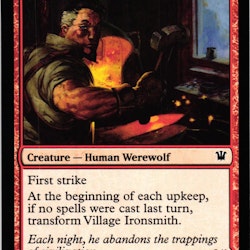 Village Ironsmith / Ironfang Common 168a/168b/264 Innistrad Magic the Gathering