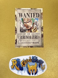 Wanted Roronoa Zoro Epic Journey 120 Trading Cards Panini One Piece