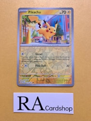 Pikachu Reverse Holo Common 018/091 Paldean Fates Pokemon