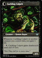 Panicked Bystander / Cackling Culprint Uncommon 028/277 Innistrad: Crimson Vow (VOW) Magic the Gathering