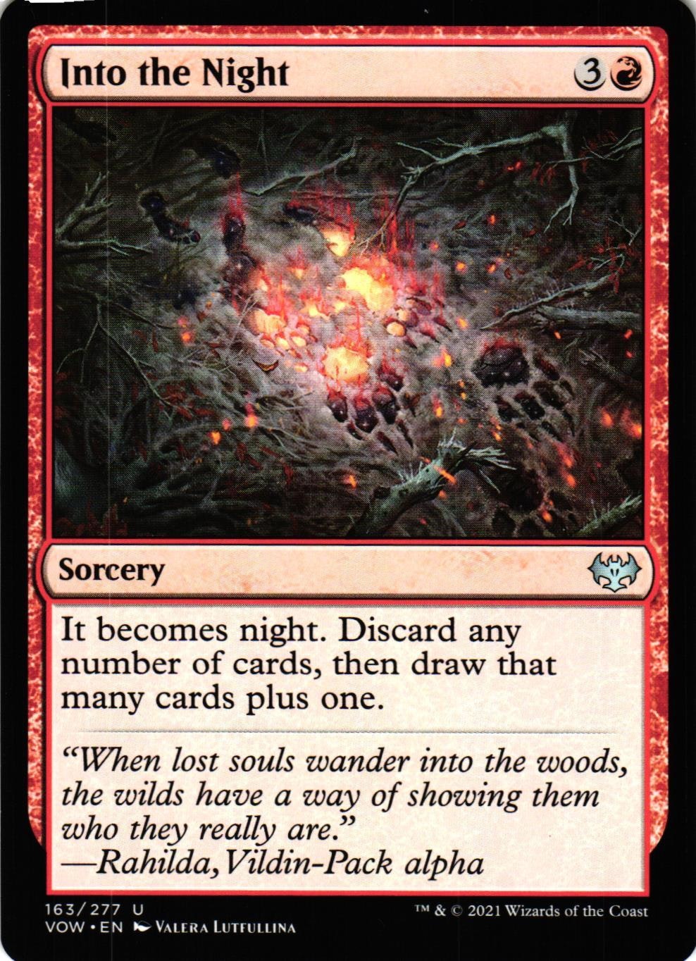 Into the Night Uncommon 163/277 Innistrad: Crimson Vow (VOW) Magic the Gathering