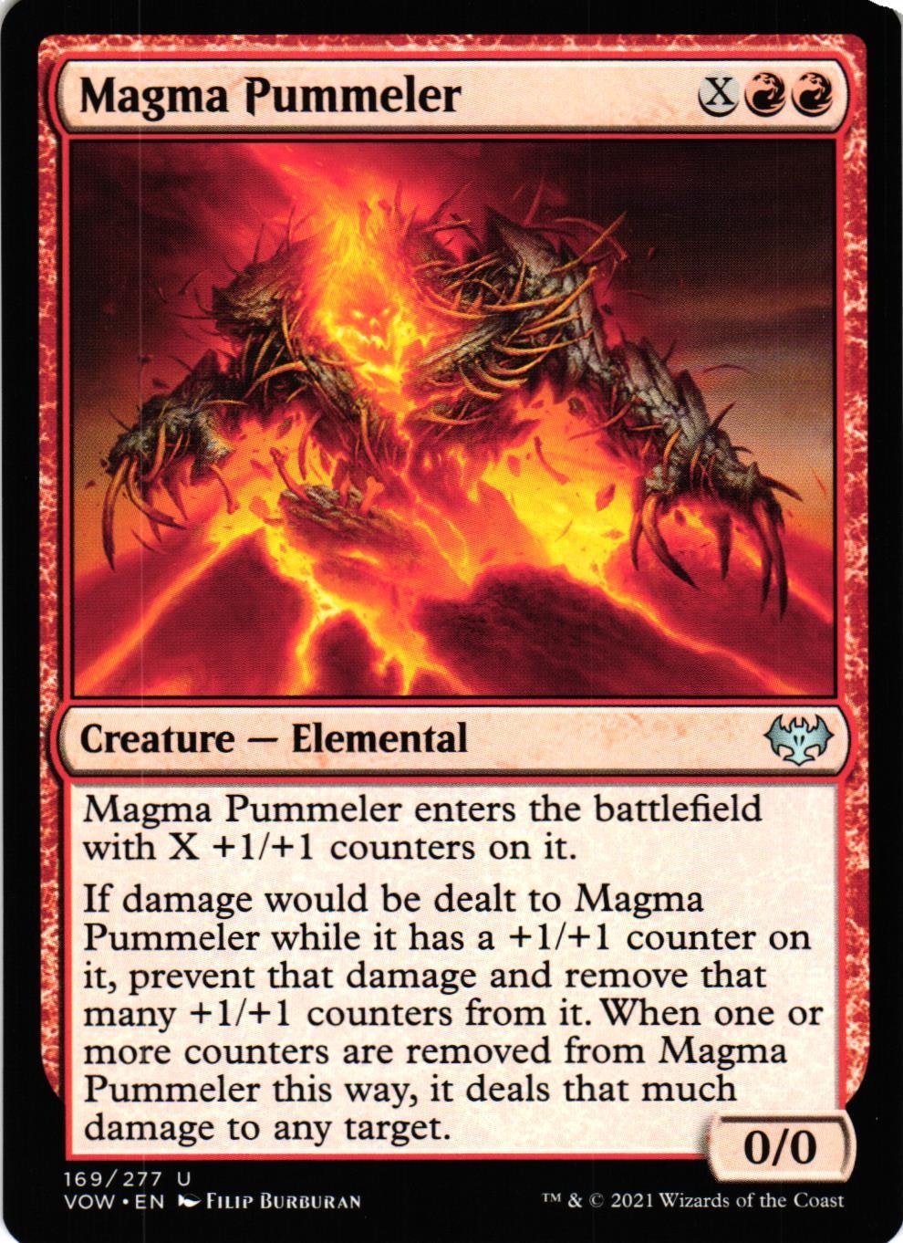 Magma Pummeler Uncommon 169/277 Innistrad: Crimson Vow (VOW) Magic the Gathering
