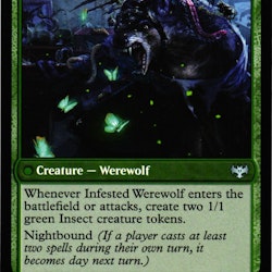 Infestation Expert / Infested Werewolf Uncommon 206/277 Innistrad: Crimson Vow (VOW) Magic the Gathering