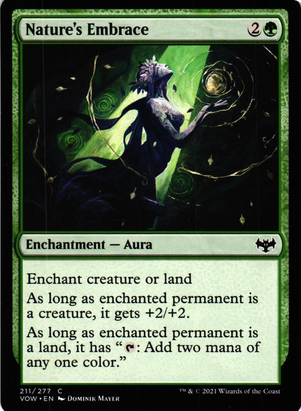 Natures Embrace Common 211/277 Innistrad: Crimson Vow (VOW) Magic the Gathering