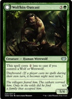 Wolfkin Outcast / Wedding Crasher Uncommon 229/277 Innistrad: Crimson Vow (VOW) Magic the Gathering