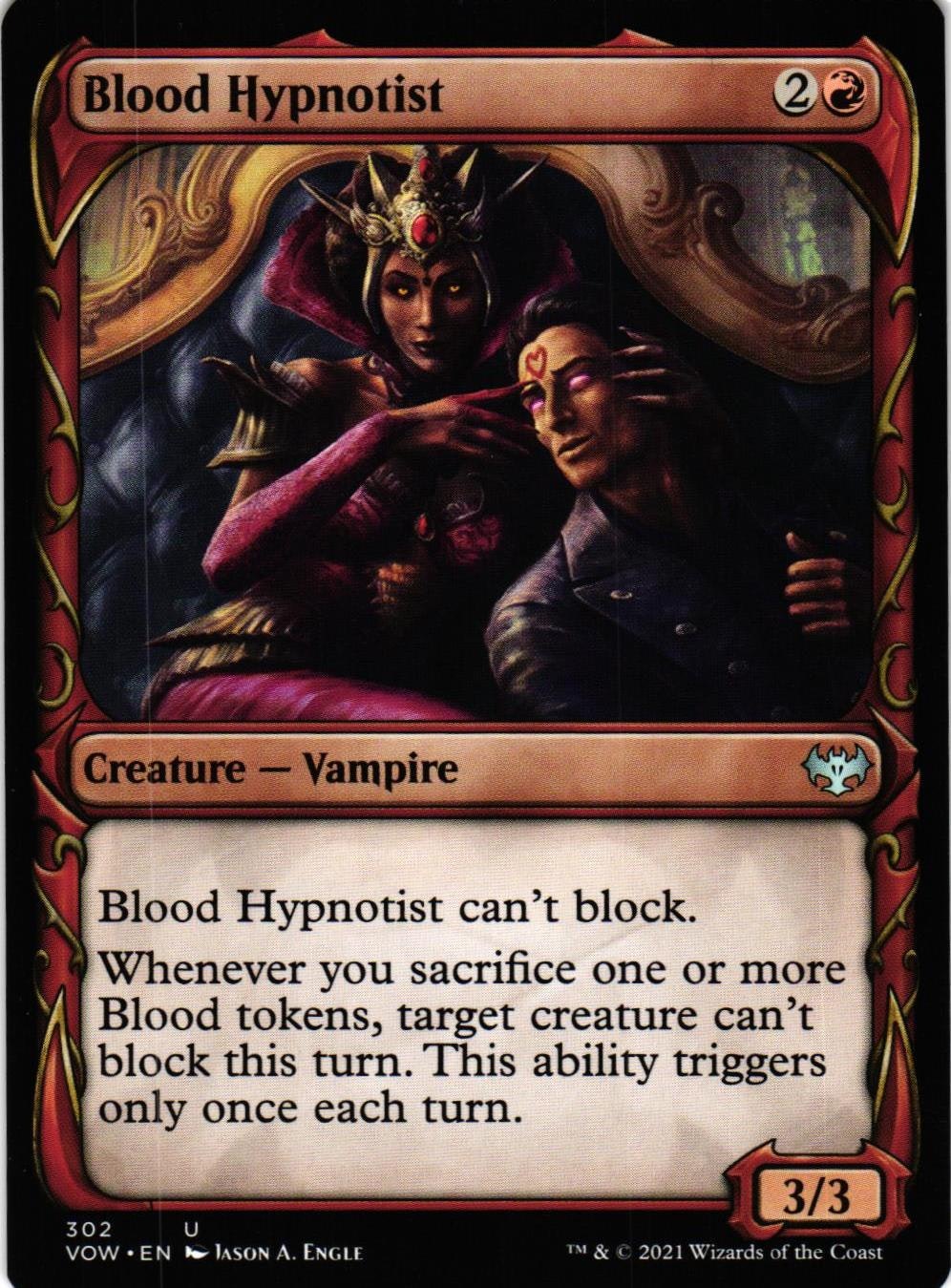 Blood Hypnotist Uncommon 302 Innistrad: Crimson Vow (VOW) Magic the Gathering