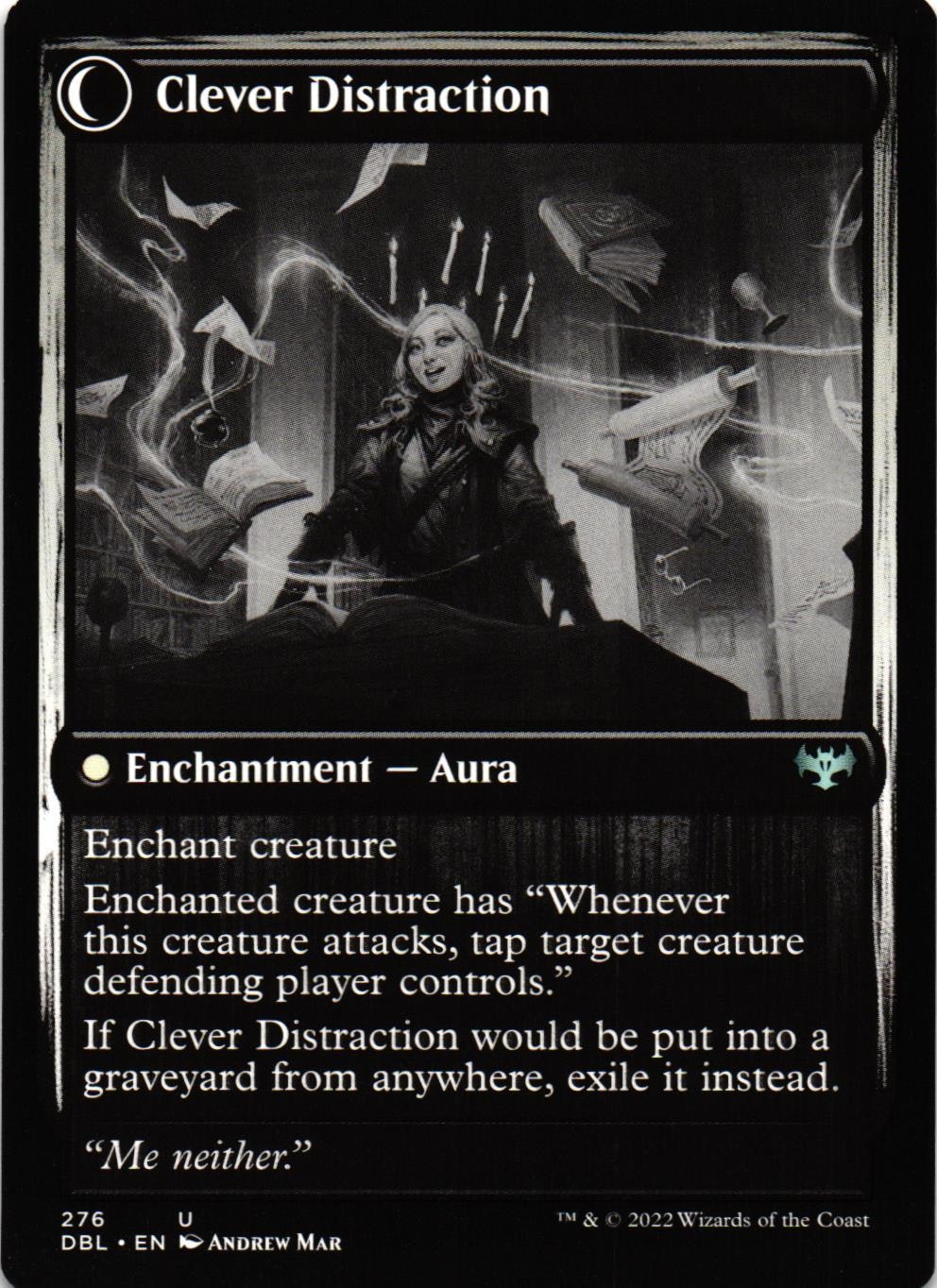 Distracting Geist / Cleaver Distraction Uncommon 276 Innistrad: Double Feature (DBL) Magic the Gathering