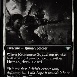 Resistance Squad Uncommon 299 Innistrad: Double Feature (DBL) Magic the Gathering