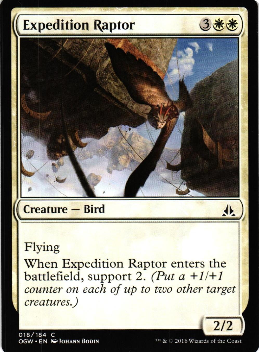 Expedition Raptor Common 018/184 Oath of the Gatewatch (OGW) Magic the Gathering