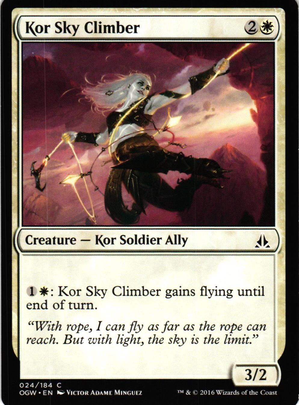 Kor Sky Climber Common 024/184 Oath of the Gatewatch (OGW) Magic the Gathering