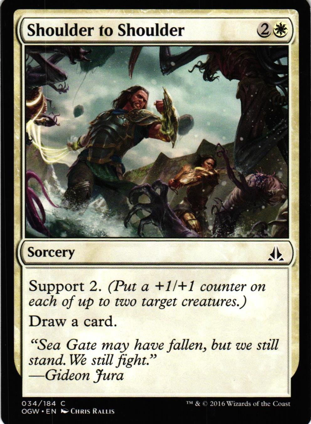 Shoulder to Shoulder Common 034/184 Oath of the Gatewatch (OGW) Magic the Gathering