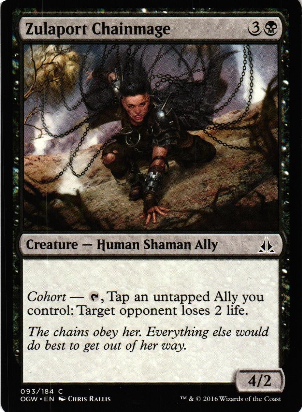 Zulaport Chainmage Common 093/184 Oath of the Gatewatch (OGW) Magic the Gathering