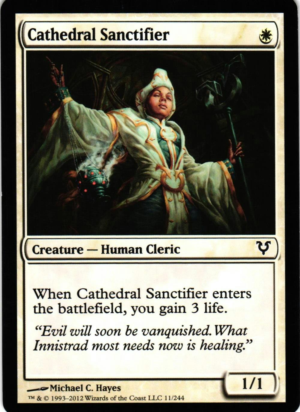 Cathedral Sanctifier Common 11/244 Avacyn Restored (AVR)Magic the Gathering