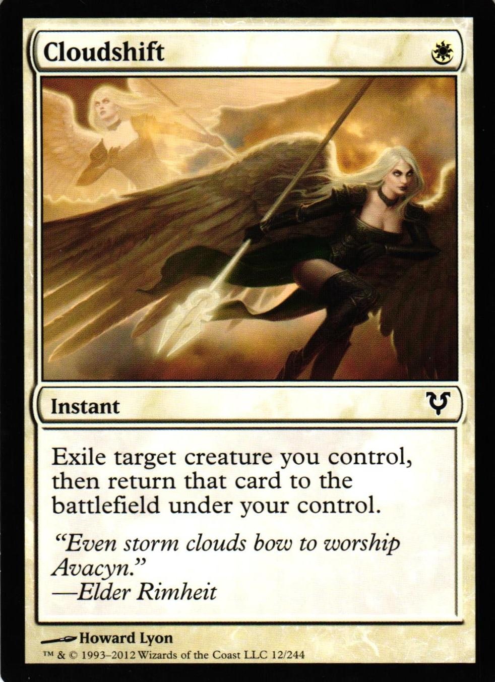 Cloudshift Common 12/244 Avacyn Restored (AVR)Magic the Gathering