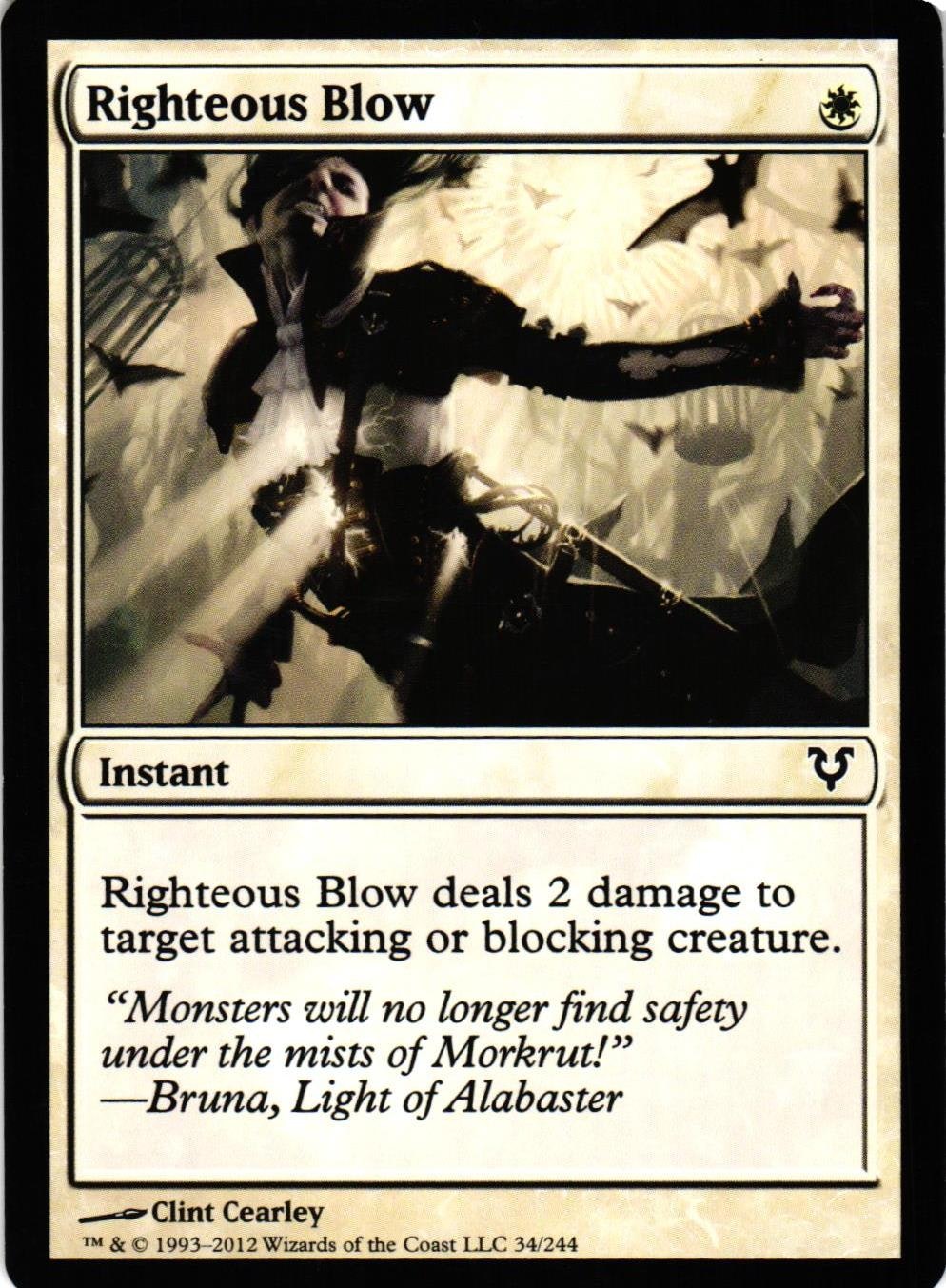 Righteous Blow Common 34/244 Avacyn Restored (AVR)Magic the Gathering