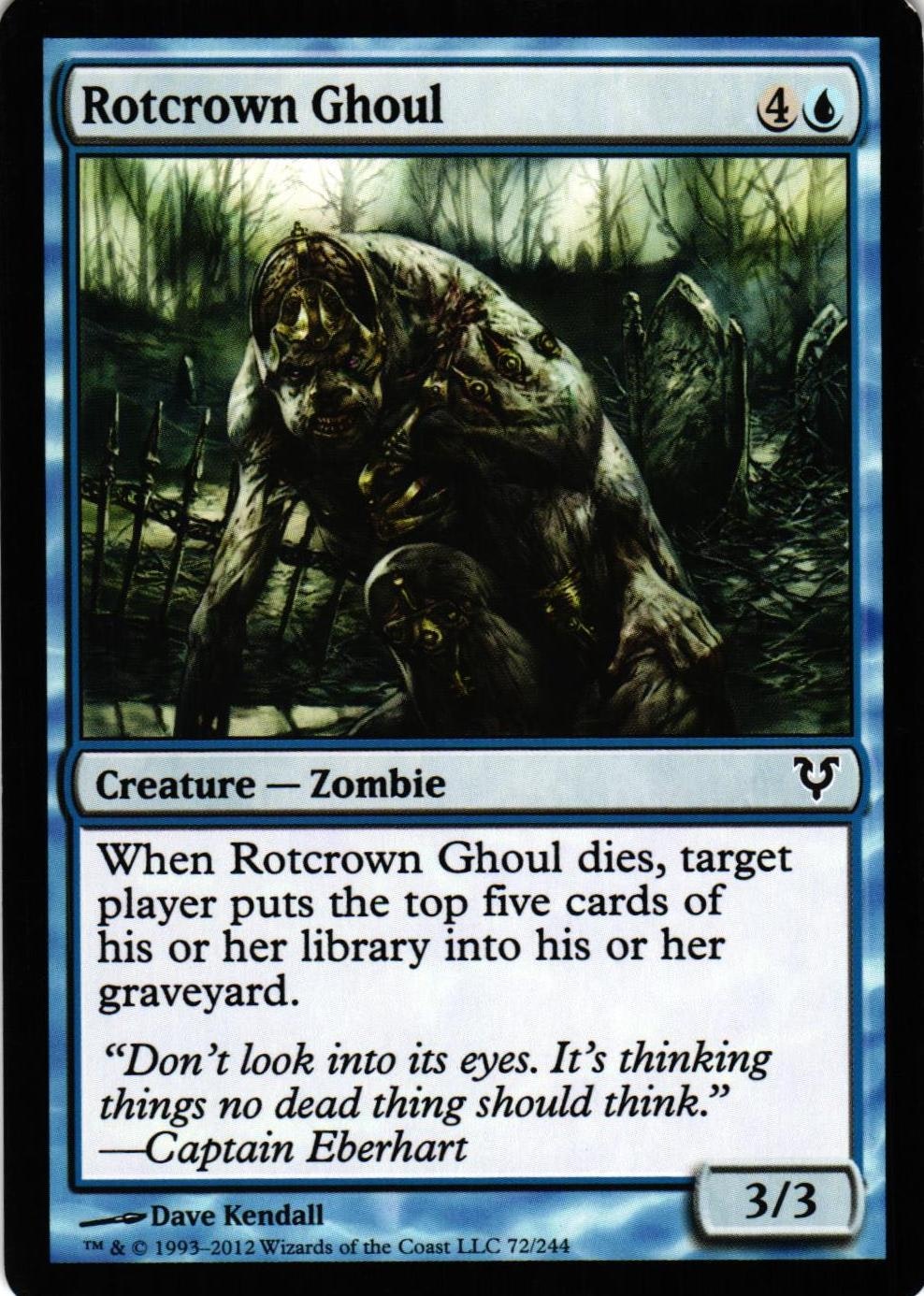 Rotcrown Ghoul Common 72/244 Avacyn Restored (AVR)Magic the Gathering