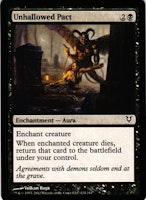 Unhallowed Pact Common 124/244 Avacyn Restored (AVR)Magic the Gathering