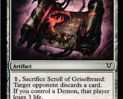 Scroll of Griselbrand Common 221/244 Avacyn Restored (AVR) Magic the Gathering