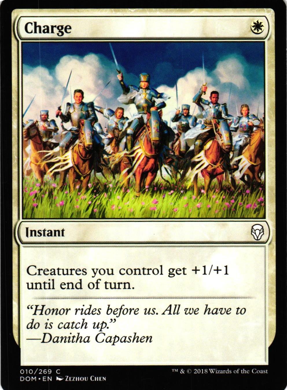 Charge Common 010/269 Dominaria (DOM) Magic the Gathering