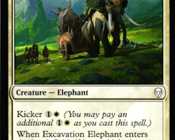 Excavation Elephant Common 017/269 Dominaria (DOM) Magic the Gathering